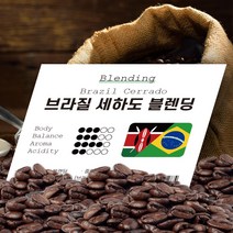 브라질 세하도 블렌딩 500g/원두커피/당일 로스팅