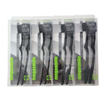 스위스 메가스마일 칫솔 세트 초경량 명품 미백 칫솔, 소프트칫솔(블랙에디션)(8ea), 8개