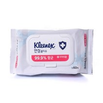 크리넥스 안심물티슈 60매 캡형, 단일속성, 없음