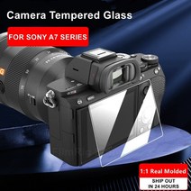 카메라 a7c a7siii a7m4 original 9h 강화 유리 lcd 화면 보호기, zv1
