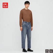 와이드팬츠 남자 여름 바지 편안한 유니클로 디자이너 협업 남성 배기 슬림 청바지 430607 UNIQLO