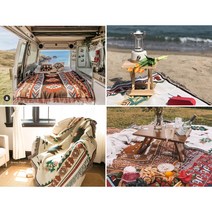 인디언 소울 텐트 매트 차크닉 차박 캠핑 이너 매트 블랭킷 담요, 13. 포 그라운드