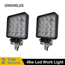 선박용 램프 라이트 2 pcs 표시기에 대 한 4 인치 48 w led 작업 빛 바이크 오토바이 운전 오프로드 보트 자동차 트랙터 트럭 4x4 suv atv 홍수/자리 12 v-3