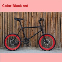 20 인치 자전거 싱글 스피드 픽시 더블 Dsic 브레이크 프리휠 프레임 미니 높이 155cm 180cm, [14] solid tires