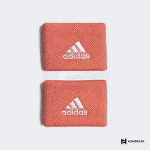 아디다스 테니스 S 손목밴드 남녀공용 스포츠 트레이닝 운동 런닝 땀밴드, 핑크