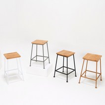 퍼르 엘다 원목 홈바 의자, 03. 그레이