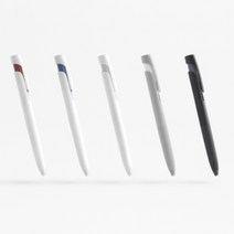 지브라 blen 볼펜 브랜드 제브라 블렌 명품 펜 0.5mm 5종 신기한 학용품 특이한 스승의날 필기감좋은 얇은 각인 색볼펜 볼팬 잘써지는 선물용 공시생 사무용 고급 노크식, 흰색바디(흑색잉크) 1자루 0.5mm