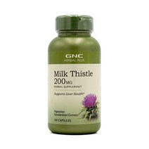 GNCHERBALPLUS GNC 밀크씨슬, 1개, 100정, 100정