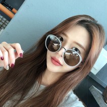 스타일자키 자외선차단 동글동글 패션 선글라스