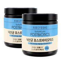퓨어영 낙산균 포스트바이오틱스 유산균 130g, 2통