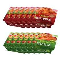 롯데 쉐푸드 볼로네이즈 6개+뽀모도로 6개 기획 파스타 크림 토마토 바질향 즉석요리 스파게티, 상세페이지 참조, 상세페이지 참조