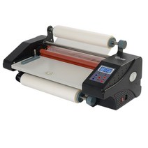 A3 370MM 네 롤러 라미네이팅 기계 압연기 콜드 라미네이터 롤링 광택 필름