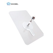 투명 접착식 무타공 벽걸이 초강력 나사후크, 나사후크 대(나사길이 12mm)