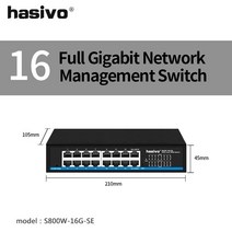 핫딜 poe5000 포티게이트 웹 관리 기가비트 이더넷 스위치 8 포트 16/24, S800W16GSE