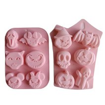 할로윈쿠키만들기 할로윈베이킹 모형 할로윈쿠키틀 diy 유령, 6구 할로윈(A+B) 색상랜덤