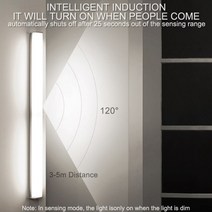 베르판조명 인테리어 거실등 붙이는 자개 조명 흰색 캐비닛 초박형 충전식 모션 센서 침실복도옷장 주방 램프, 하얀, 길이 32cm