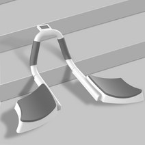 백익스텐션 다용도 푸쉬업 트레이닝보드 가슴근육단련 복근 남성 평판 접지력 보조기 지지대 가정용 헬스기구, T05-아이보리 스마트 시간계산