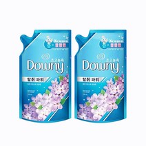 다우니 초고농축 섬유유연제 레몬그라스와 달콤한 라일락 향 1.6L, 2개