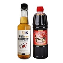 더동쪽바다가는길 홍영의 대게 백간장(500ml)+홍일식품 홍게맛장(500ml) 만능 소스 홍게간장, 1개, 500ml