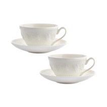 웨지우드 [웨지우드] 페스티비티 커피잔 2인조 (아이보리), 단품없음