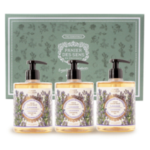 빠니에 데 썽스 리퀴드솝 선물세트 X 5 | 설 구정 추석 명절 선물 Panier Des Sens Liquid Soap Gift Set, 라벤더