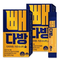 순수식품 빼다방 커피 다이어트 음료 가르시니아 방탄커피 MCT오일 5000mg*60포 체지방감소 배변활동원활 난소화성말토덱스트린 2중 건강기능식품, 150g, 2개