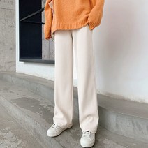 임산부 가을/겨울 셔닐 코듀로이 바지 와이드 레그 바지 슬리밍 인터넷 연예인 걸레 바지 루즈 아빠 바지 할머니 바지