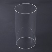 각파이프 각관 1pc 100mm OD 95mm ID 직경 아크릴 유리 루 사이트 튜브 유기 제품 램프 건물용 200mm 길이 투명 파이프, 한개옵션0