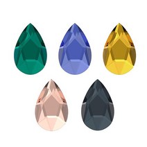 SWAROVSKI스와로브스키 플렛 페어컷(대)NEW 14x9.5mm, 에메랄드／옵션명2