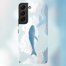 삼성 S23+ 케이스 S23Ultra blue whale 하드케이스 S22 매트 S21 렌즈 안티드롭 note10 초박형 S20 보호