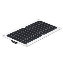 태양광패널 5W 태양열 충전기 유연한 태양 전지 패널 5V 1A USB 출력 야외 캠핑 휴대 전화 충전 장치, 02 Only Solar Panel