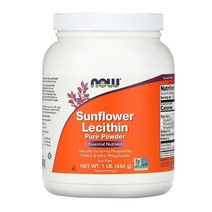 나우푸드 해바라기 레시틴 순수 분말 454g 1lb