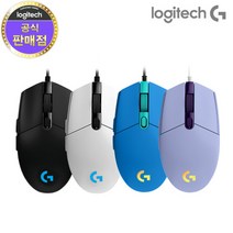 로지텍 G102 2세대 LIGHTSYNC 게이밍 마우스 정품, 라일락