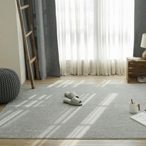 기타 바보사랑[데코홀릭]벨기에 유럽 친환경인증 단모 수입 카페트 (200x300cm) (그레이)