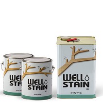 팬션 웰 WELL 오일스테인 DIY 페인트 4리터 아파트-72394EA, 블랙