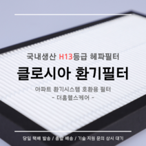 클로시아 CLOSSIA 환기시스템 공기청정기 KNVT-600 / 600RF / 600S 호환용 H13등급 헤파필터 탈취복합형 필터