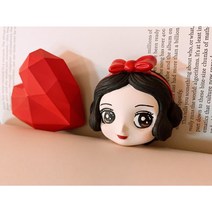 [라뮤즈캔들] ﻿백설공주 차량용 석고방향제 리필오일 박스포장, 레몬라벤더