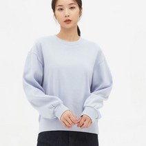 탑텐 22 FW 여성 플리스 기모 베이직 맨투맨 티셔츠 SBL