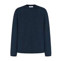 LMOOD 화란 세미오버 니트 마티니 블루 Hwaran Semiover Knit Martini Blue