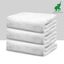 그레슬린 실키 극세사 타월 화이트 미용실 미용 호텔 세면 스포츠 마사지 수건 타올 3장, 그레슬린실키극세사타월38x75(화이트)3장, 상품선택:그레슬린실키극세사타월38x75(화이트)3장