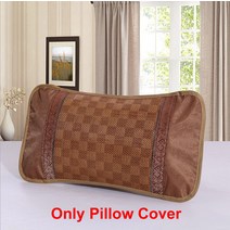 싱글 성인 베개 라탄 대나무 여름 스타일 시원한 30x52cm, 04 vine  pillow cover