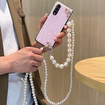 z제트플립 3 4 호환 크로스백 휴대폰 가방 카드지갑 케이스 crossbody 진주 긴