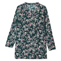 잔꽃무늬 진주 블라우스