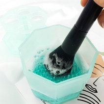 셀프천사 파운데이션브러쉬 세척기 브러쉬 세척 메이크업브러쉬 자동 브러시 빨기, 1개, 핑크