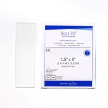 Scar Fx Silicone Scar Therapy Size Of Patch 1 1/2” X 5” 1 Patch