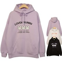 말괄량이[러버기모후드] 주니어옷 초등학생옷 아동복 남녀공용 여아의류 여아옷 맨투맨 후드티 크롭티