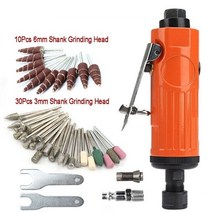 압축 공기 공구 공압 다이 그라인더 에어 다이 그라인더 그라인딩 밀 조각 도구 키트 공압 도구 용 연마 기계, 오렌지 그라인더 세트