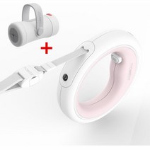 목줄 강아지하네스 패션 핸즈프리 개폐식 애완견 목줄 리드 워킹 트랙션 로프 충전식 야간 발광 호흡 빛, Pink Leash And Box-73822519