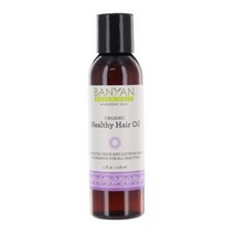 Banyan Botanicals 건강한 헤어 오일 Bhringaraj & Amla가 함유된 유기농 허브 강 두껍고 윤기가 나는 모발 및 두피 마사지를 위한 아유르베다 케어 118., 4 Fl Oz (Pack of 1)