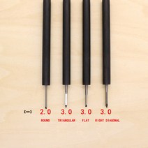 우드카빙키트 4개/대 나무 조각 칼 도구 세트 합금 강철 미니어처 그래버 보라색 샌들 우드 핸들 애호가, 01 020110101